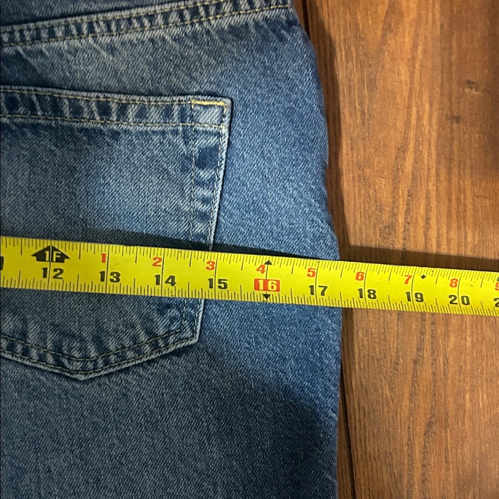 We The Free Blue Cropped Jeans with Frayed Hem - Picture 8 of 8